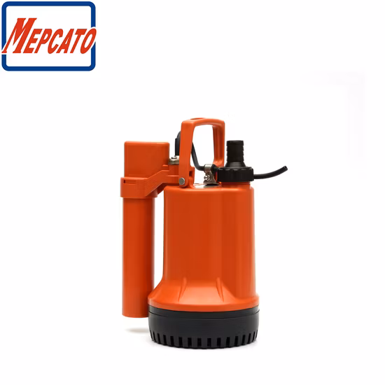 Petite pompe à eau submersible en plastique portable avec interrupteur à flotteur pour arrosage de jardin paysager, lavage de voiture, drainage de sous-sol (série Home)